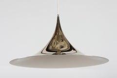 Vintage Danish Semi Brass Pendant Lamp by Claus Bonderup for Fog & Mørup, 1960s