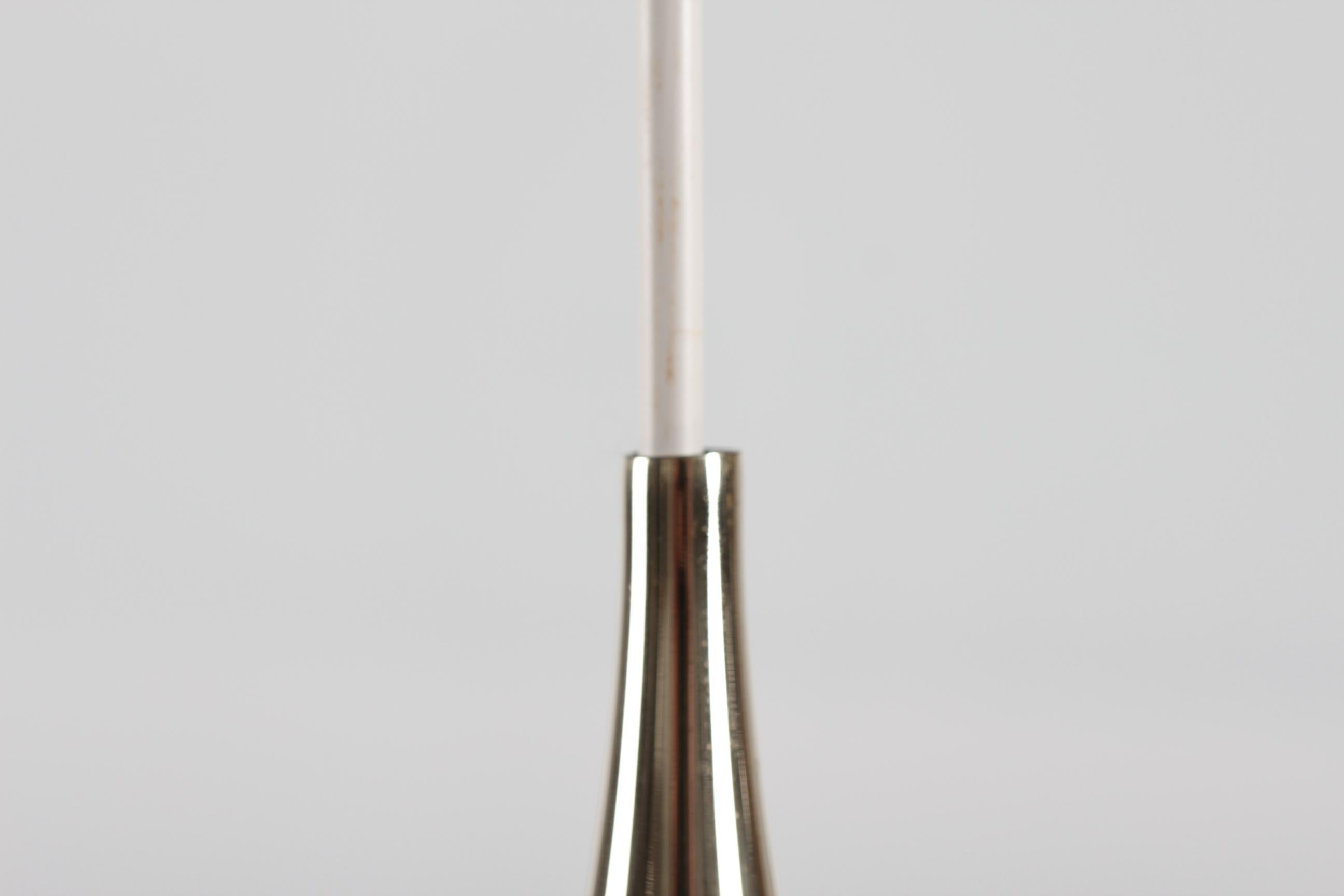 Vintage Danish Semi Brass Pendant Lamp by Claus Bonderup for Fog & Mørup, 1960s In Good Condition In Aarhus C, DK