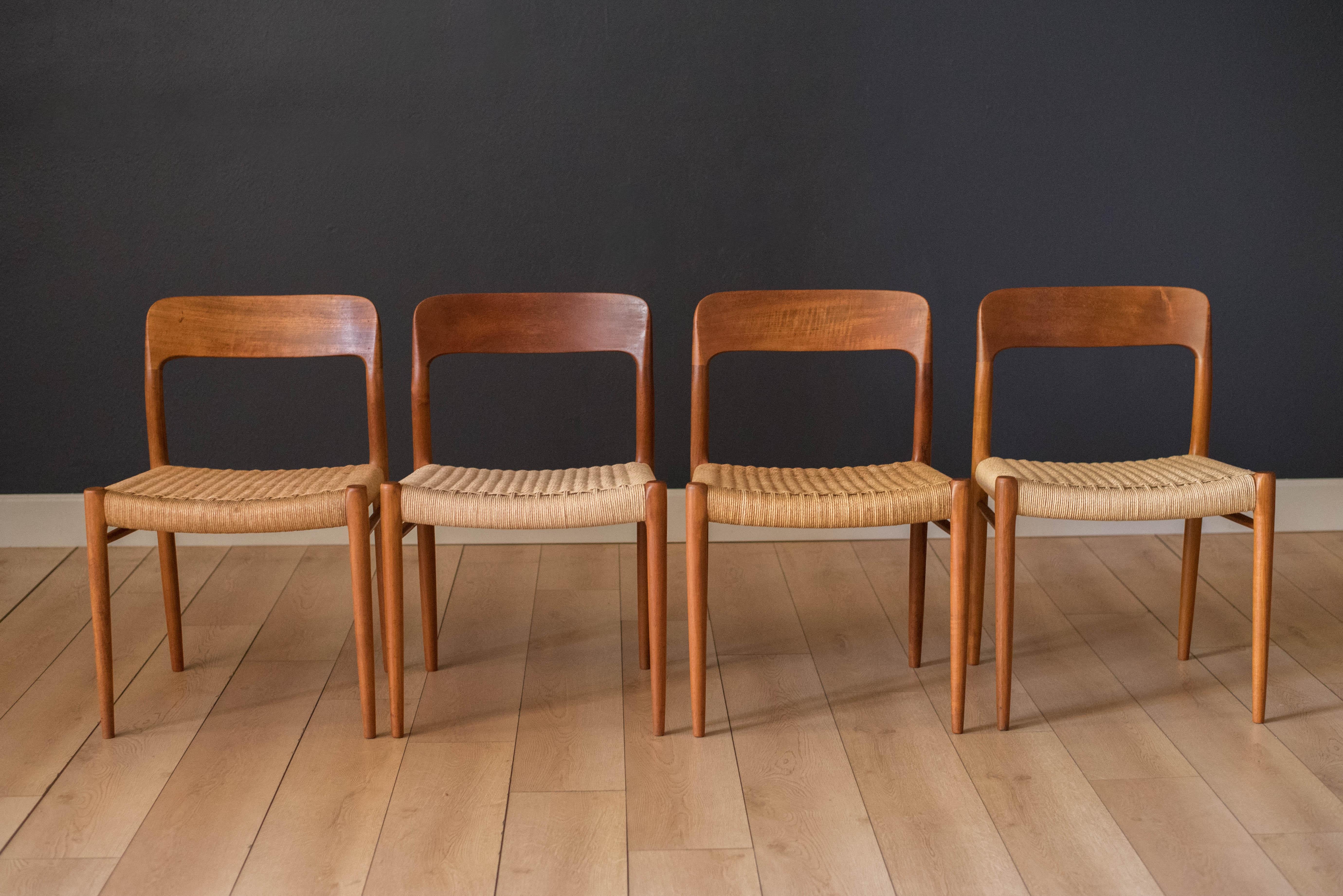 niels moller dining chairs