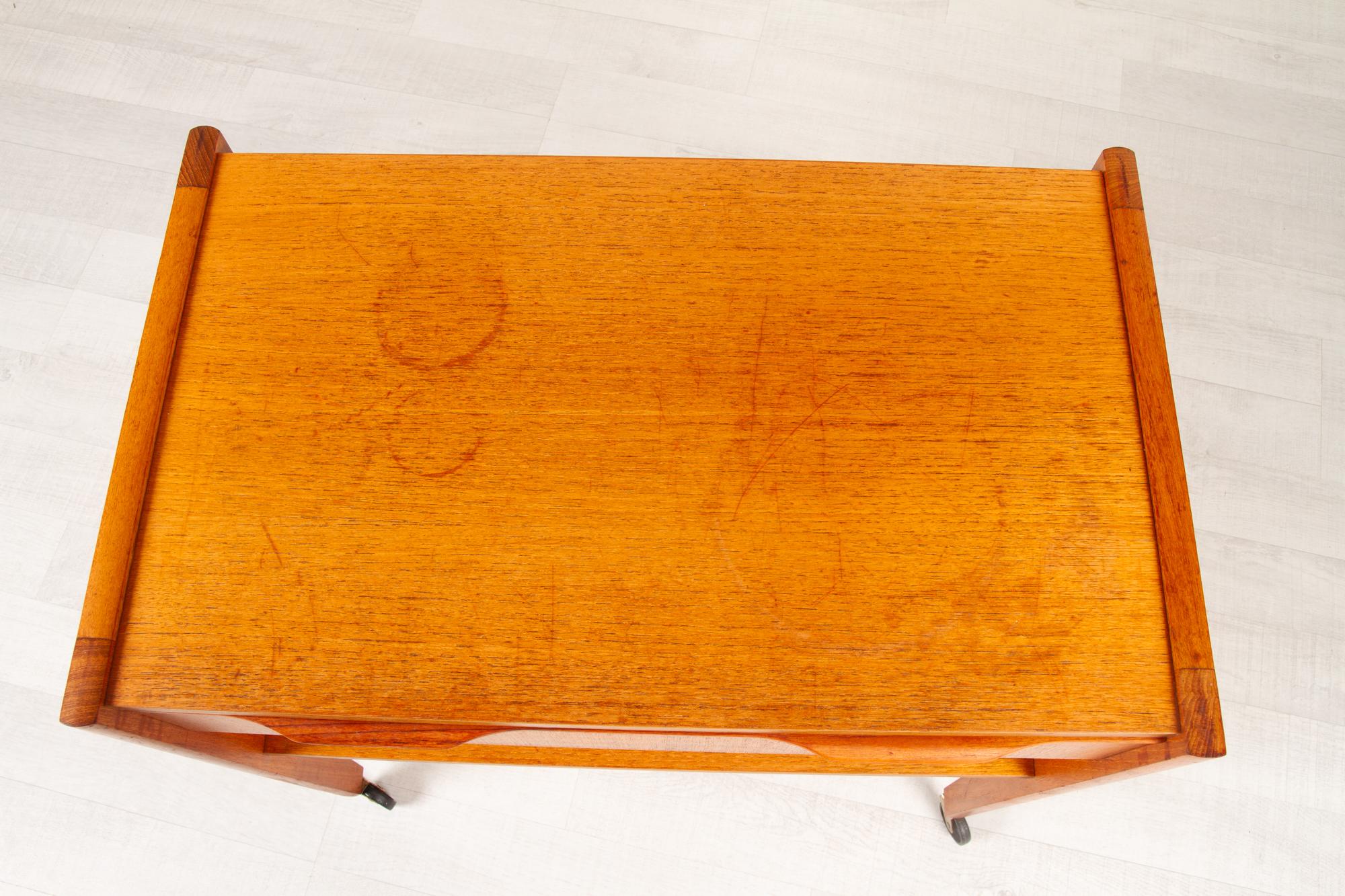 Vintage Danish Sewing Table, 1960s 6