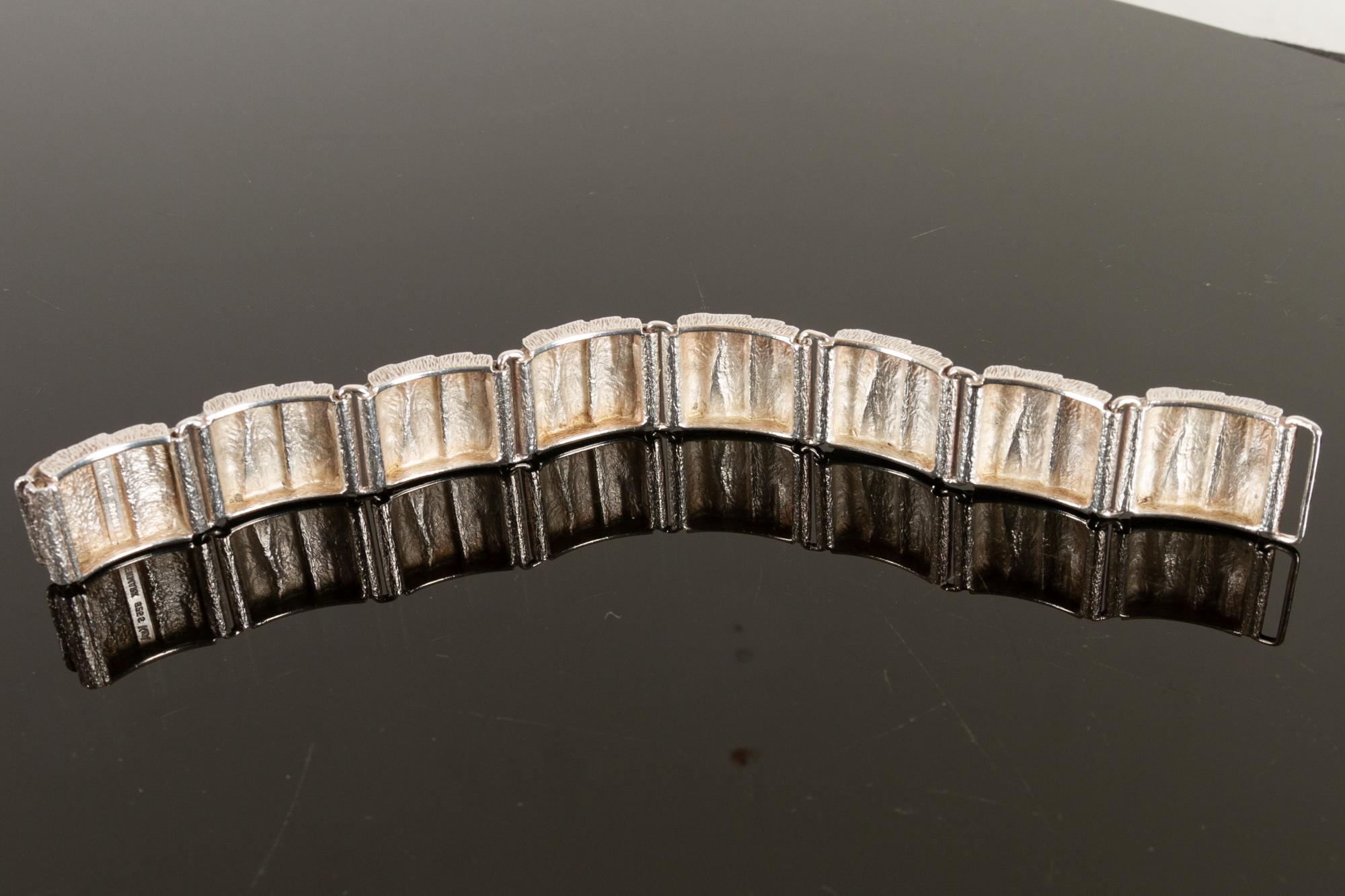 Vintage Danish Silver Bracelet by Knud V. Andersen, 1970s 3