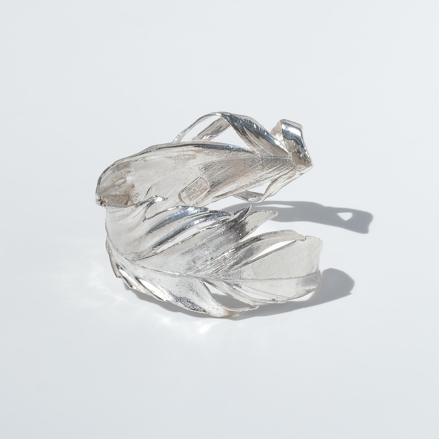 Bracciale danese d'argento vintage di Flora Danica in vendita 1