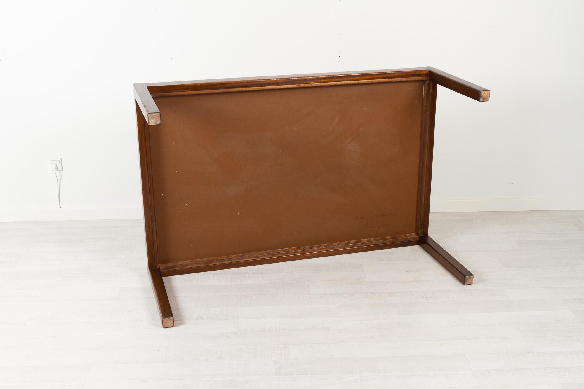 Dänischer Vintage-Couchtisch aus Schiefer von Svend Langkilde, 1970er Jahre im Angebot 14