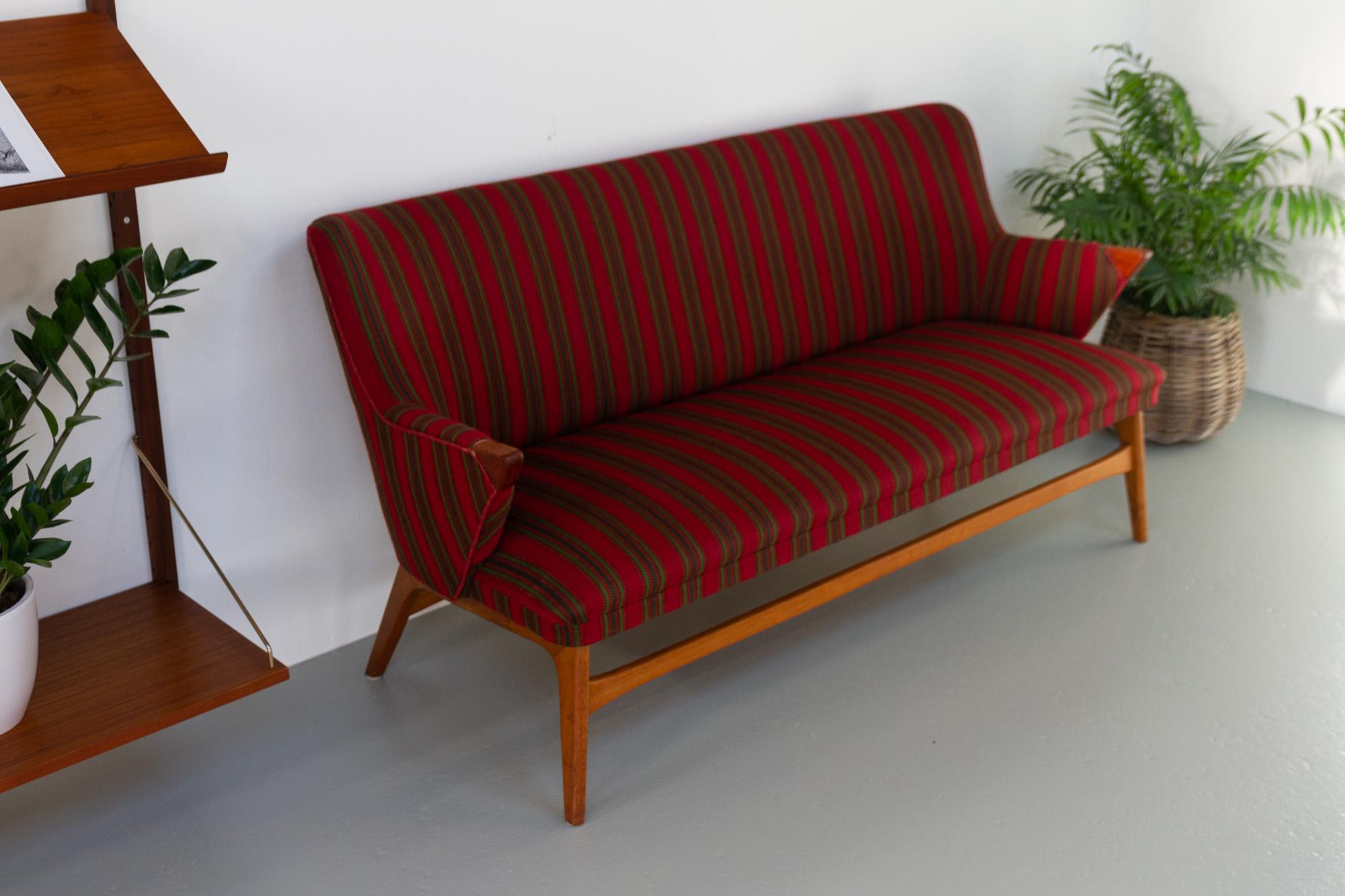 Vintage Danish Sofa, 1950s For Sale 14