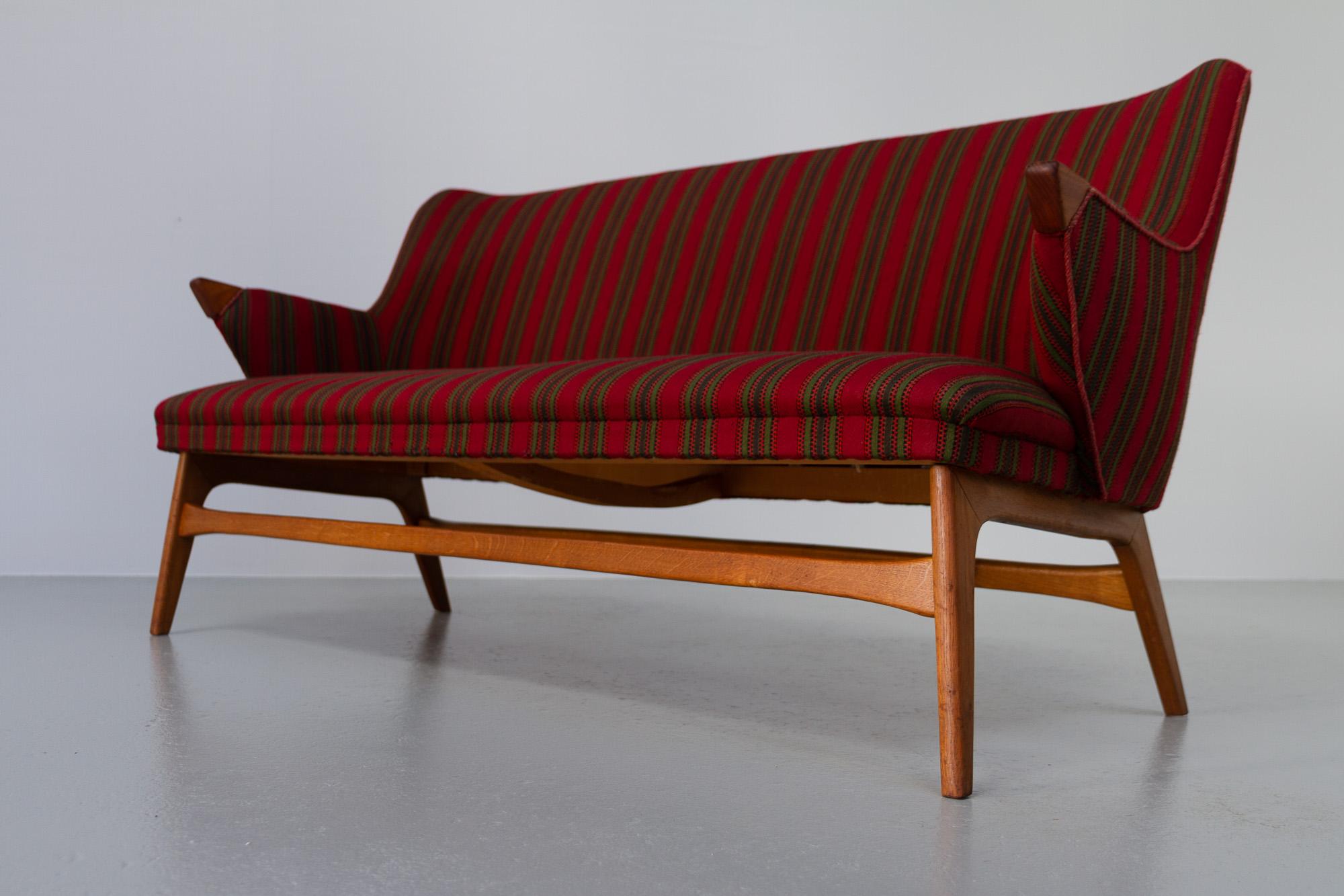 Wool Vintage Danish Sofa, 1950s For Sale