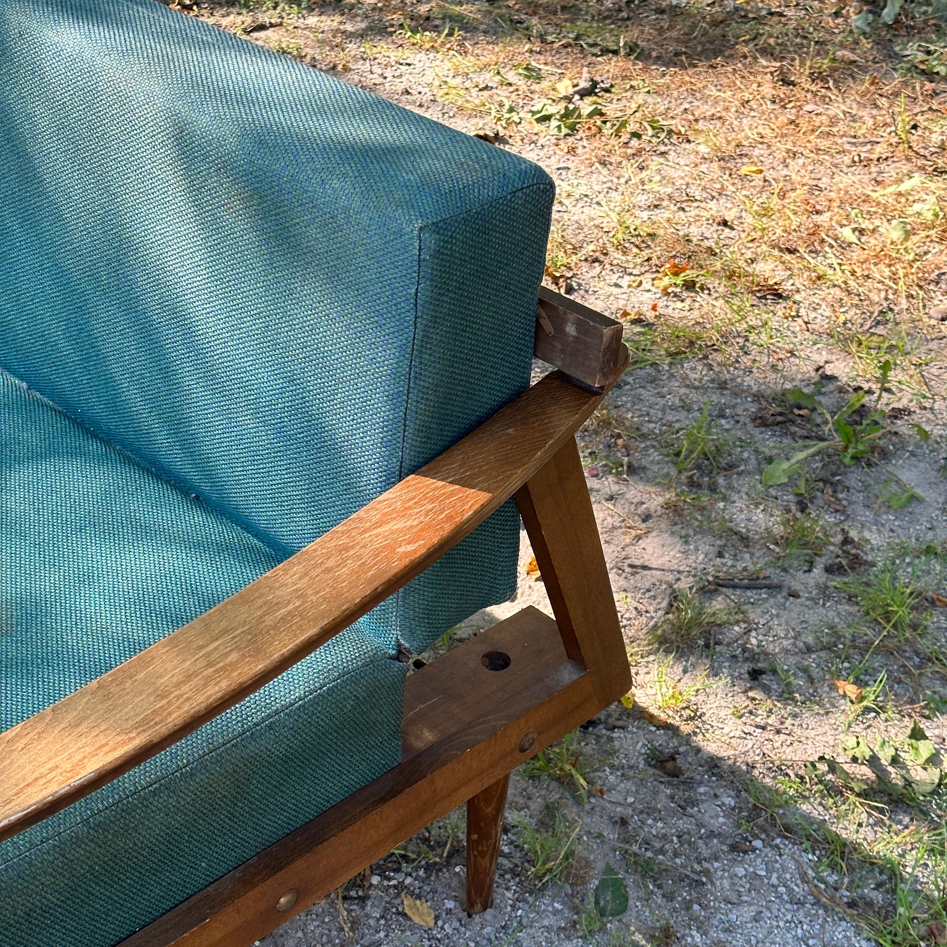 Metà XX secolo Divano letto danese vintage