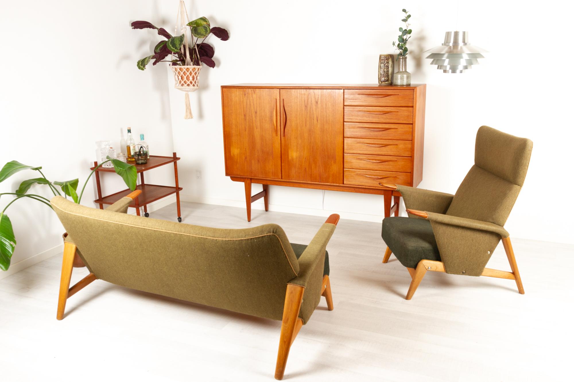 Vintage Danish Sofa Set by Arne Hovmand-Olsen, 1950s 14