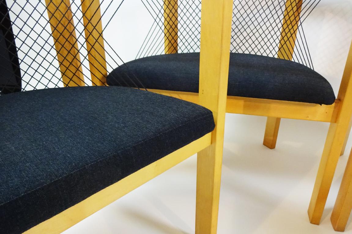 Beech Vintage Danish String Chairs by Niels Jørgen Haugesen for Tranekaer Furniture