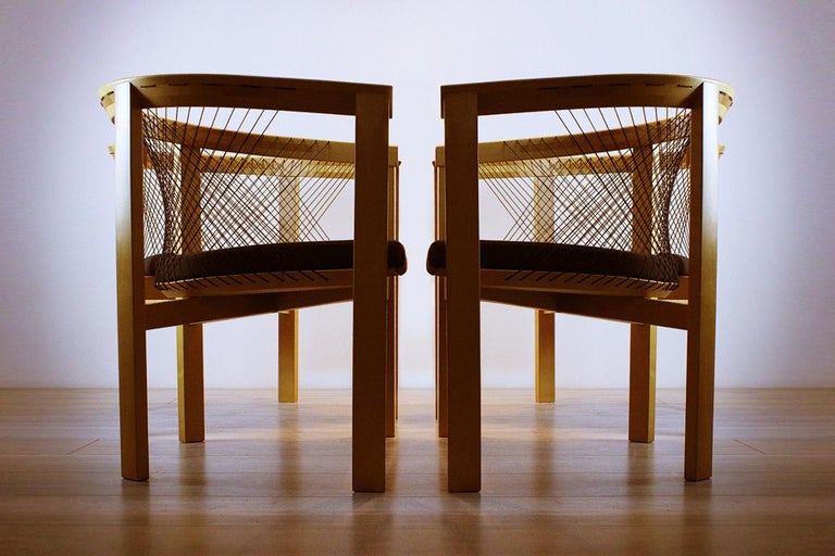 Vintage Danish String Chairs by Niels Jørgen Haugesen for Tranekaer ...