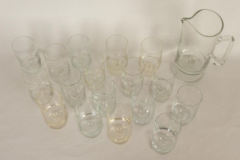 Vintage Danish Stub Glasses by Kastrup-Holmegaard, 1950s For Sale at 1stDibs