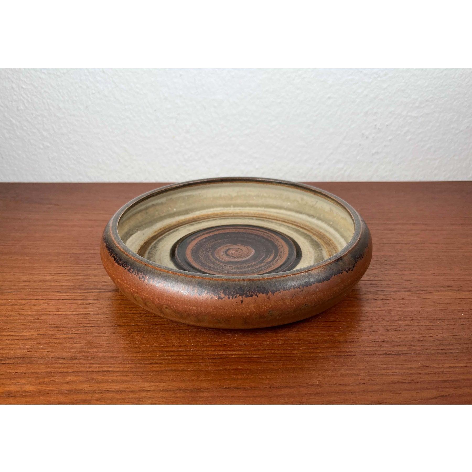 Vintage Danish Studio Pottery Bowl by Frede Bonefeld, 1981 For Sale 6