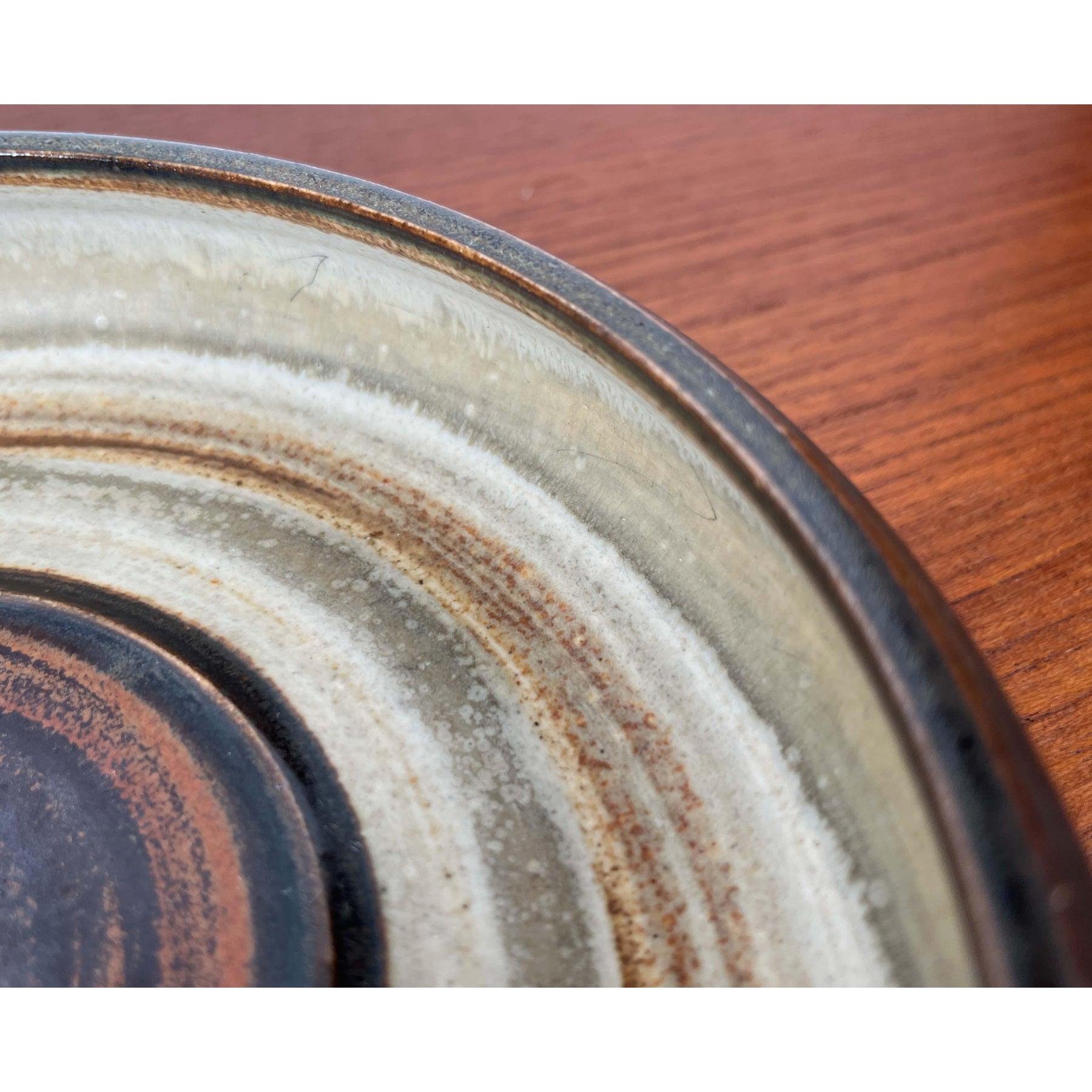 Vintage Danish Studio Pottery Bowl by Frede Bonefeld, 1981 In Good Condition For Sale In Hamburg, DE
