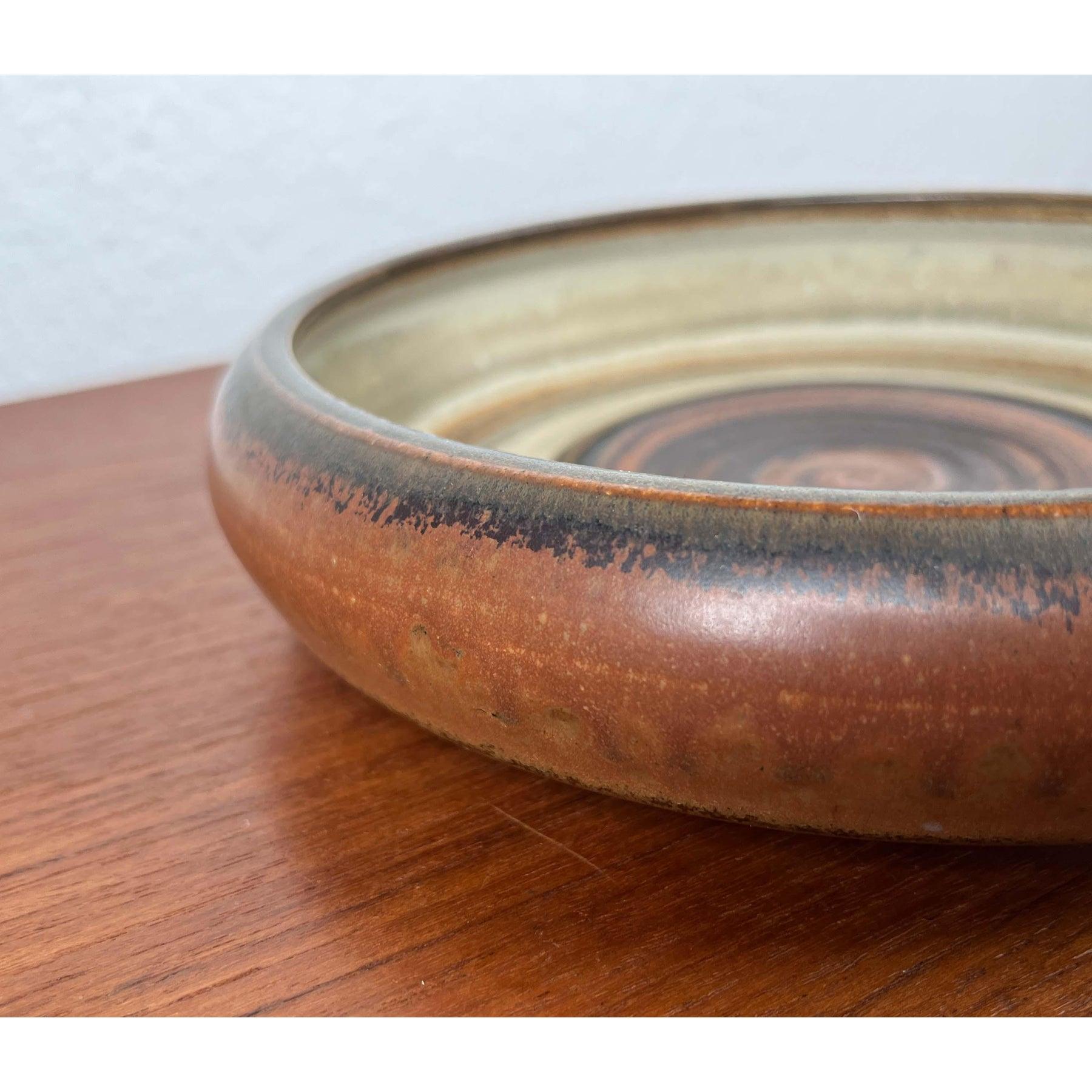 Vintage Danish Studio Pottery Bowl by Frede Bonefeld, 1981 For Sale 3