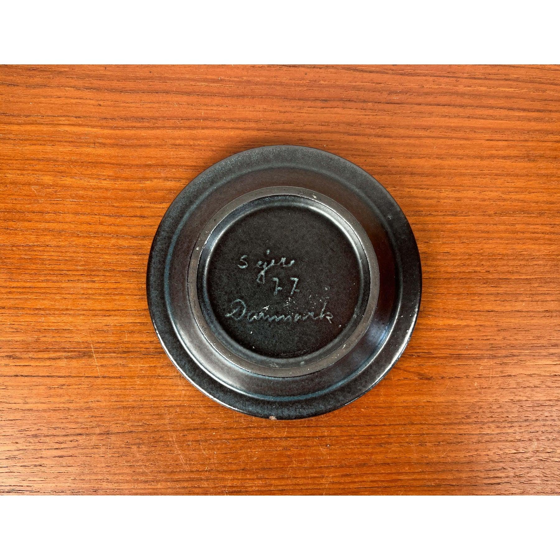 Ciotola danese d'epoca in Studio Pottery di Sejer Keramik, 1977 in vendita 1