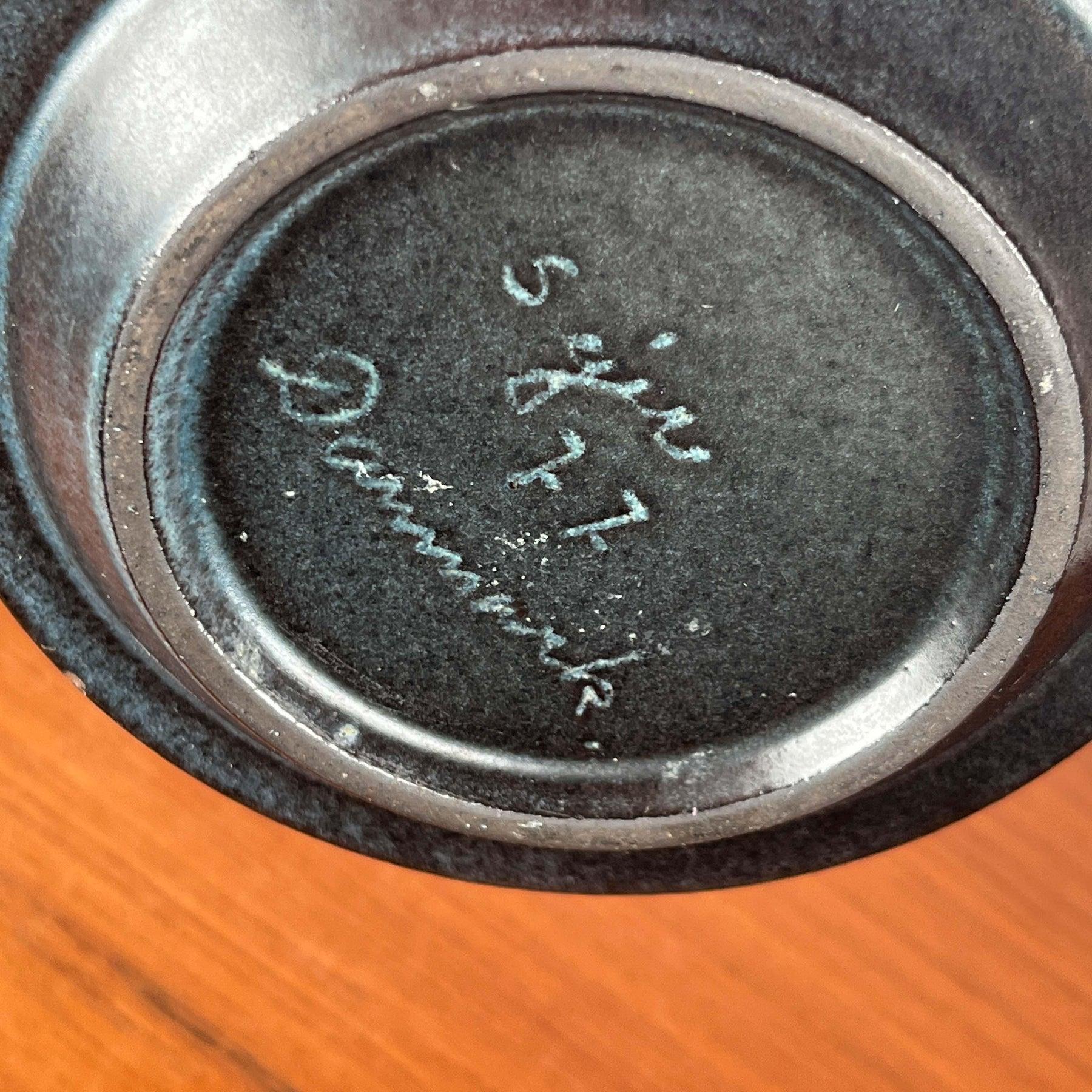 Ciotola danese d'epoca in Studio Pottery di Sejer Keramik, 1977 in vendita 2