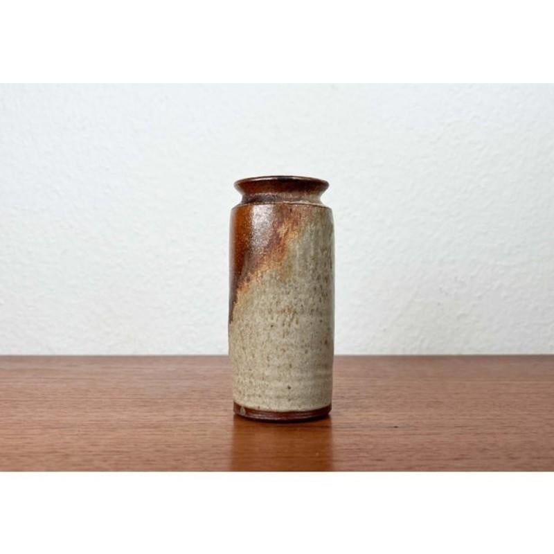 Vaso danese d'epoca in Studio Pottery di Leif Aase Vang, 1985 in vendita 5