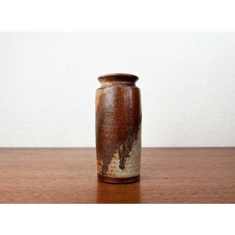 Vaso danese d'epoca in Studio Pottery di Leif Aase Vang, 1985 in vendita 6