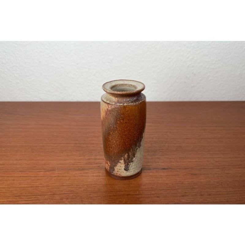 Vaso danese d'epoca in Studio Pottery di Leif Aase Vang, 1985 in vendita 1