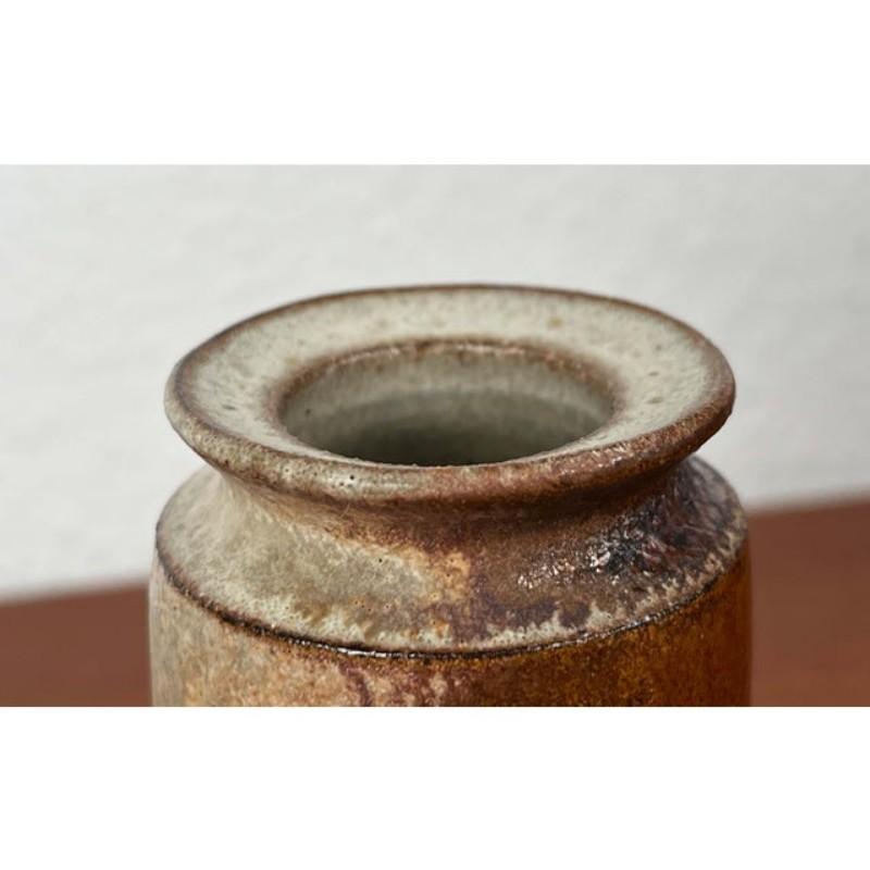Vaso danese d'epoca in Studio Pottery di Leif Aase Vang, 1985 in vendita 2