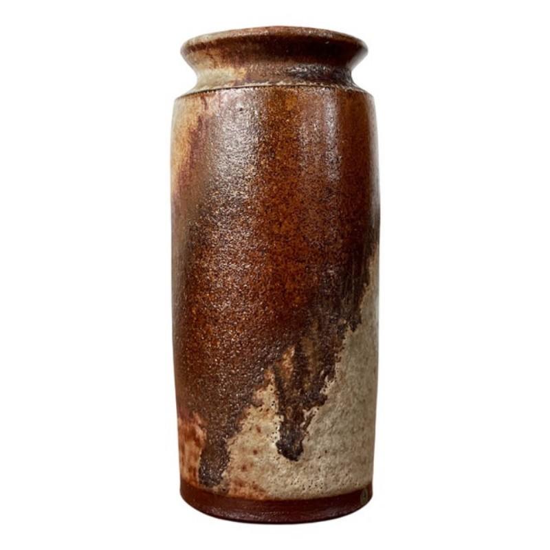 Vaso danese d'epoca in Studio Pottery di Leif Aase Vang, 1985