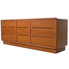 Teak Triple Dresser - Danish Modern