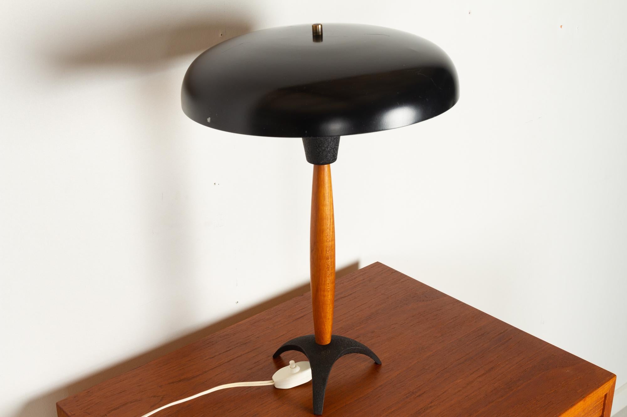 Mid-20th Century Vintage Danish Table Lamp, 1960s For Sale