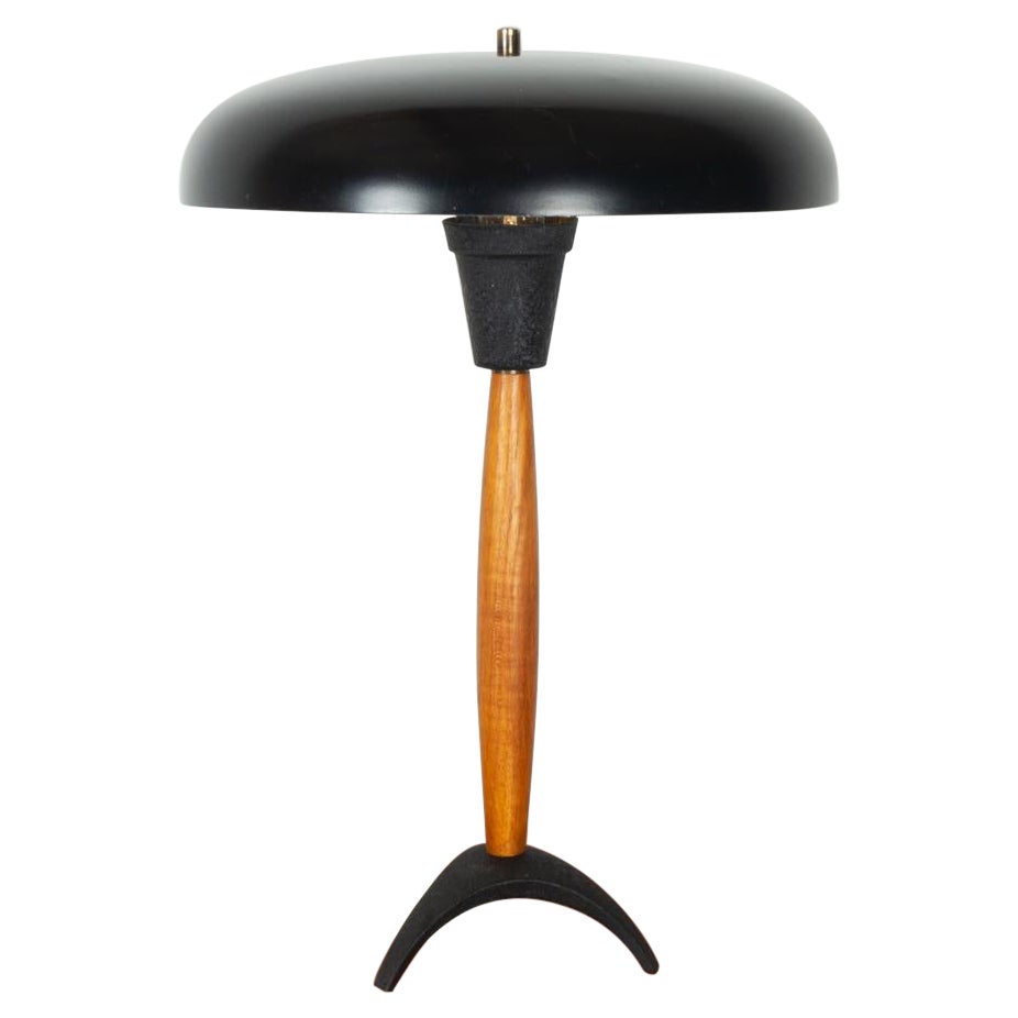 Lámpara de mesa danesa vintage, años 60 en venta