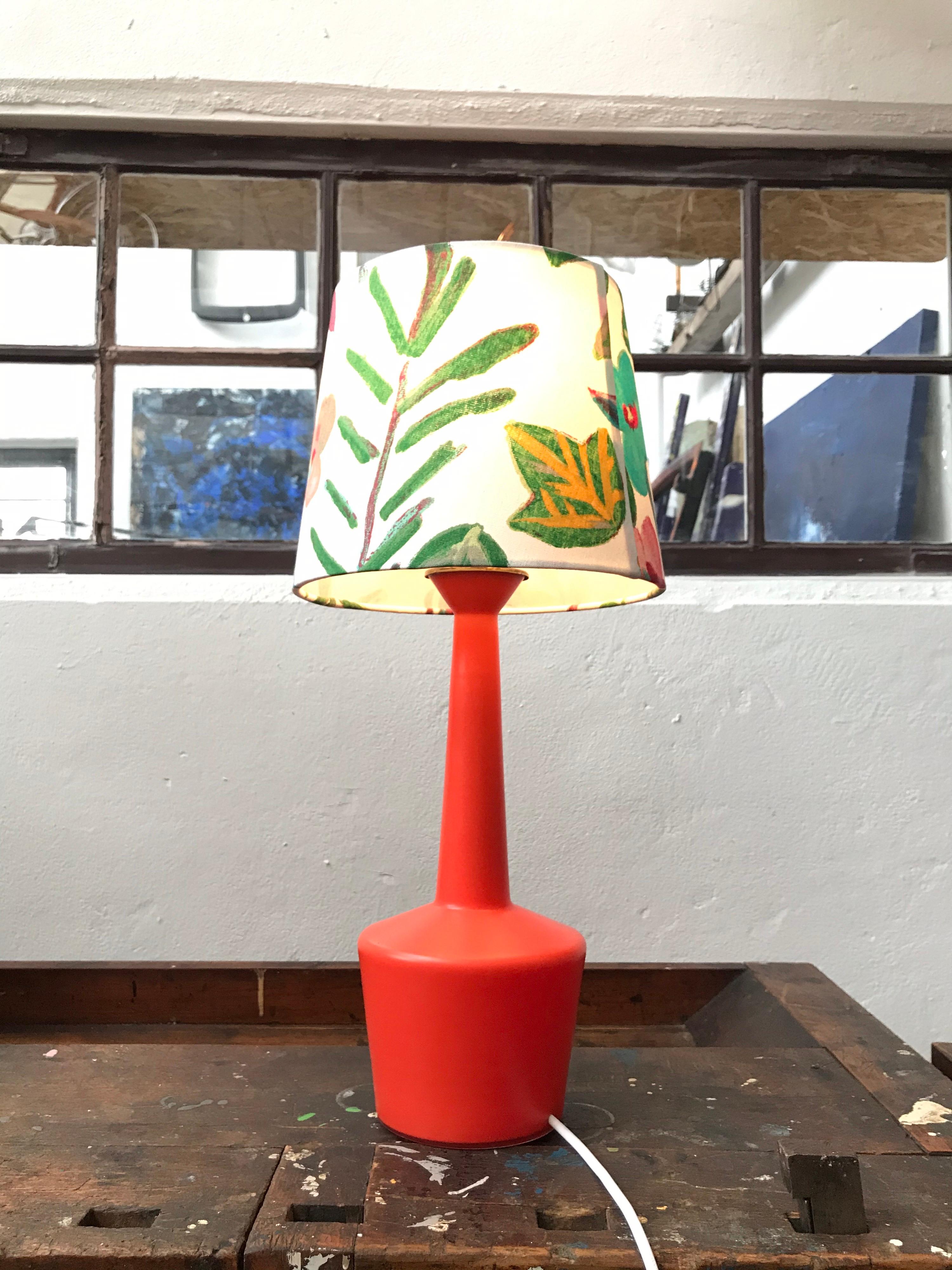 Vintage Danish Table Lamp by Kastrup Glass Works from the 1960s For Sale 3