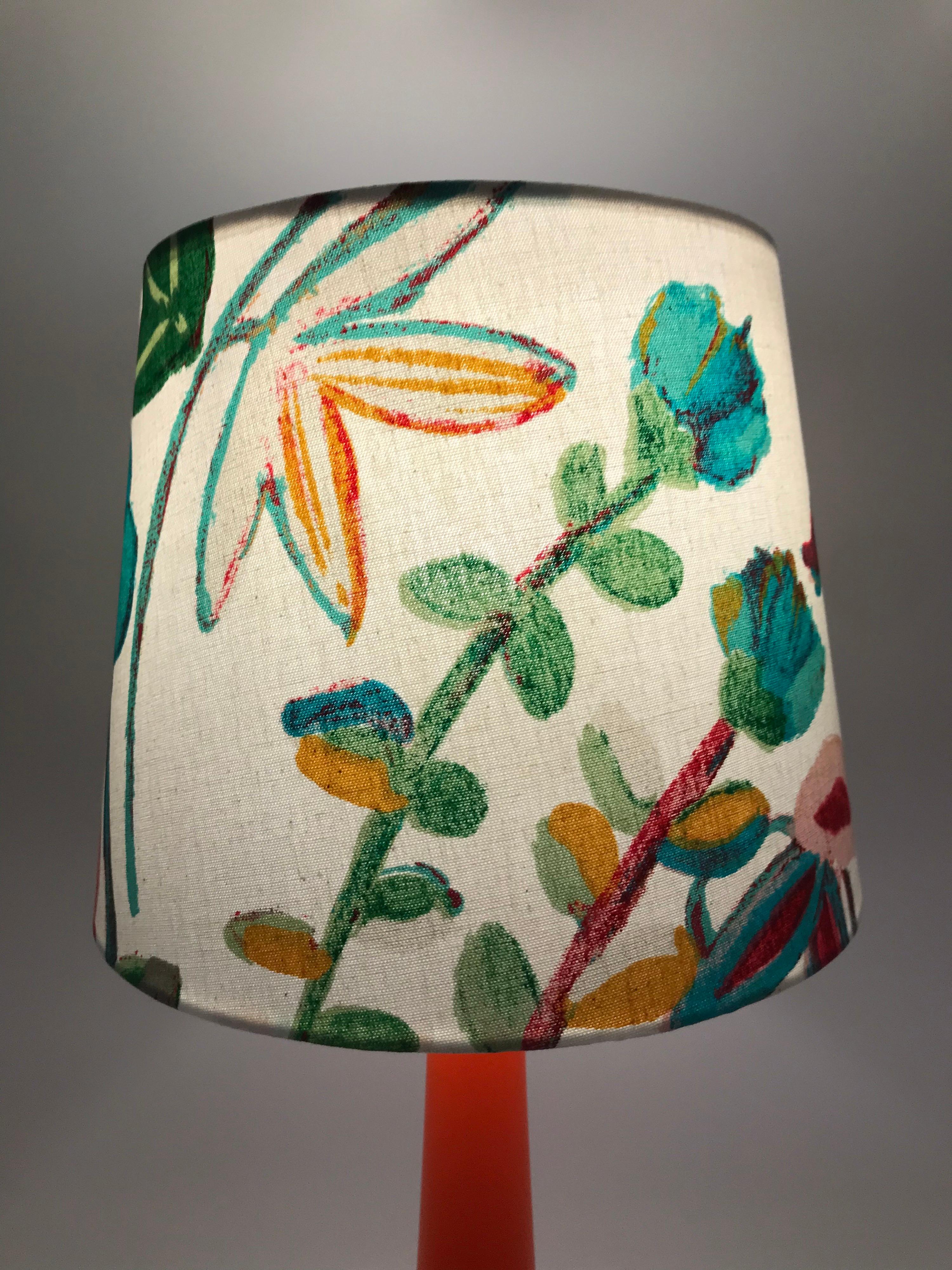 Hand-Crafted Vintage Danish Table Lamp by Kastrup Glass Works from the 1960s For Sale