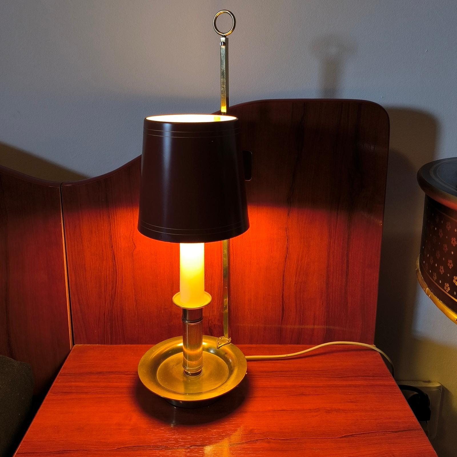 Vintage Danish Table Lamp by Th. Valentiner Copenhagen For Sale 3