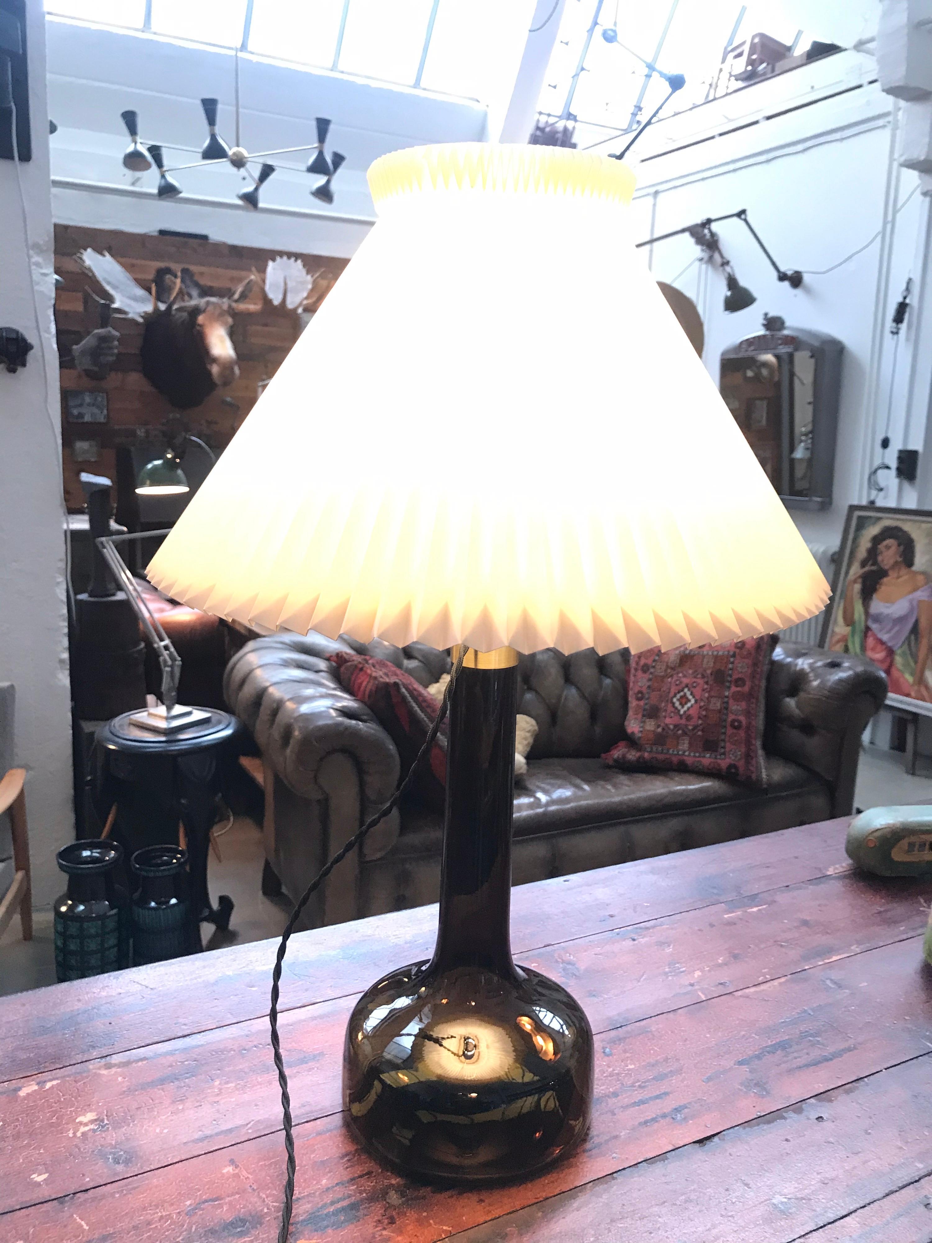 Mid-20th Century Vintage Danish Table Lamp from Holmegaard & Le Klint