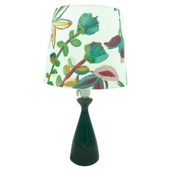 Vintage Danish Table Lamp from Kastrup Glass for Holmegaard