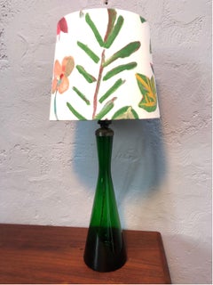 Vintage Danish Table Lamp from Kastrup Glass for Holmegaard