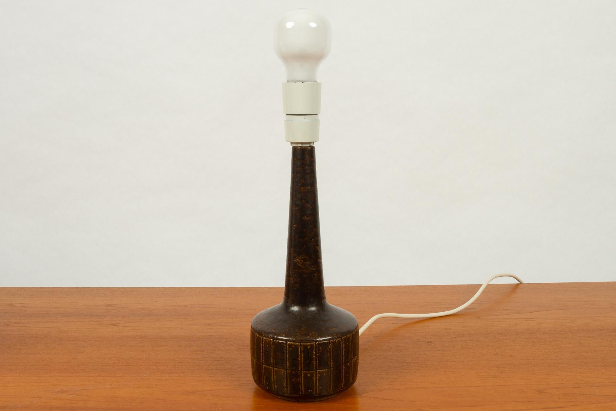 Vintage Danish Table Lamp from Palshus, 1960s In Good Condition In Asaa, DK