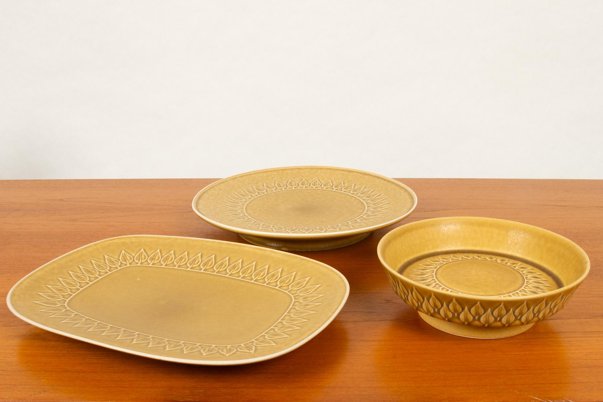 Vintage Danish Tableware by J. H. Quistgaard, 1960s In Good Condition For Sale In Asaa, DK