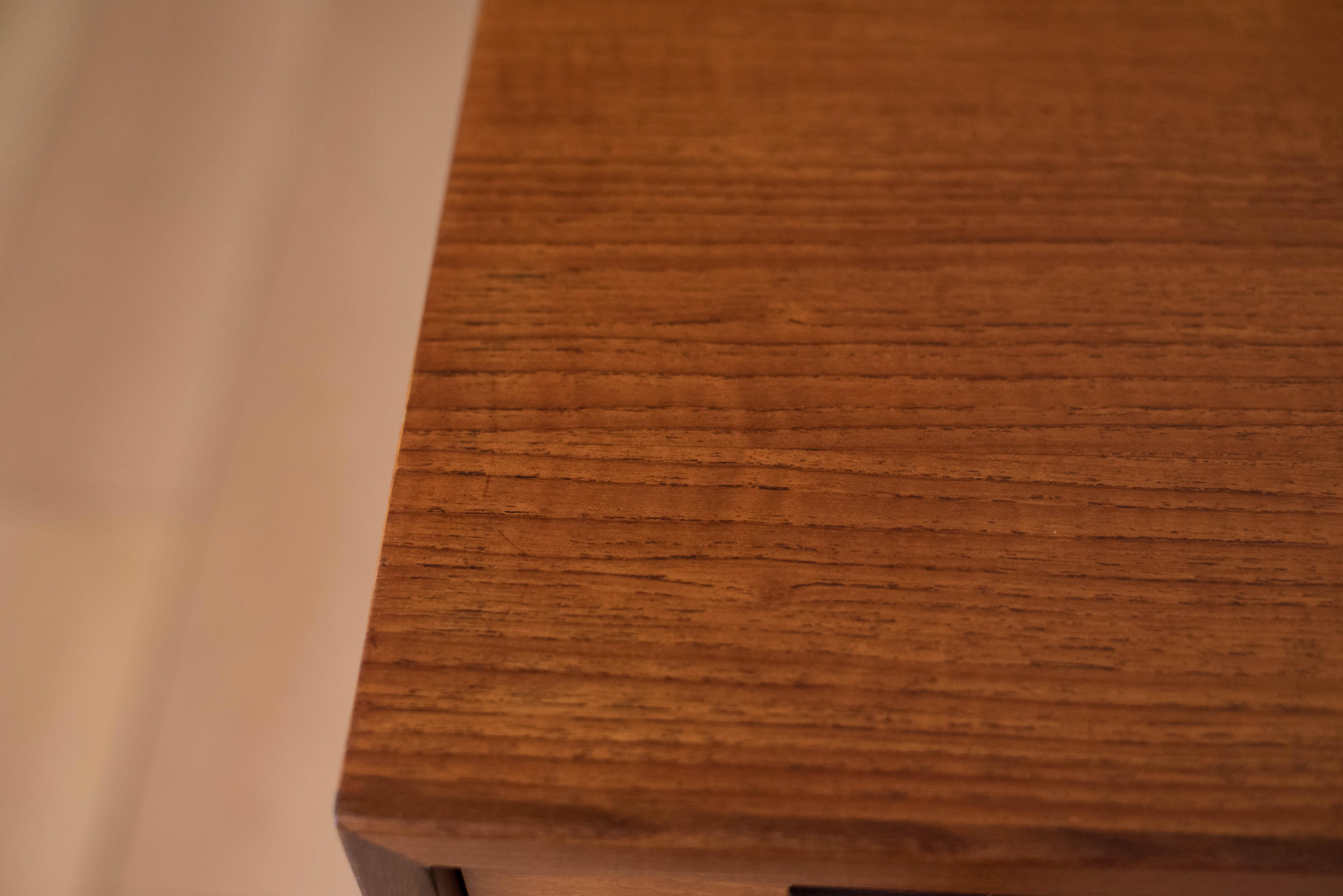 Vintage Danish Teak 4-Drawer Dresser Chest by Ib Kofod-Larsen 9