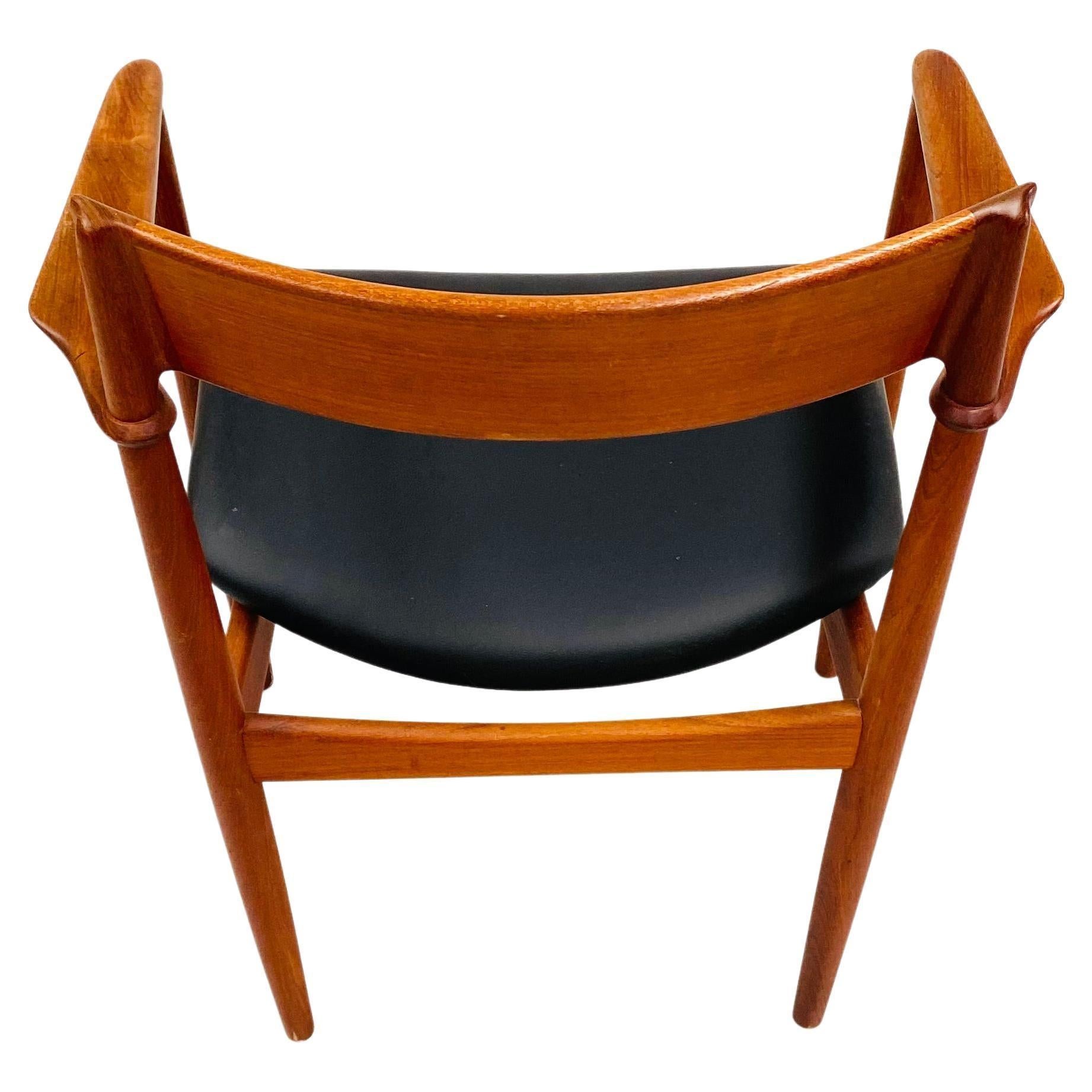 Vintage Danish Teak Armchair by Henry Rosengren Hansen for Brande, 1960s 1