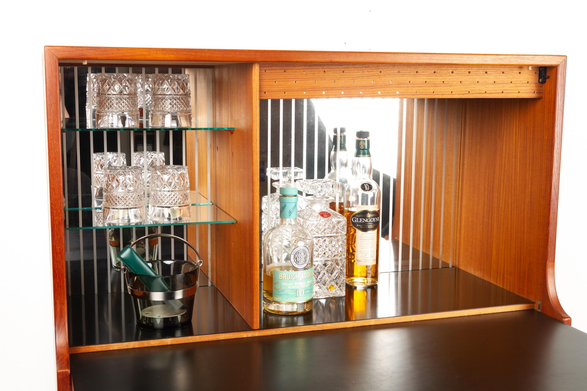 Vintage Danish Teak Bar Cabinet, 1960s 2