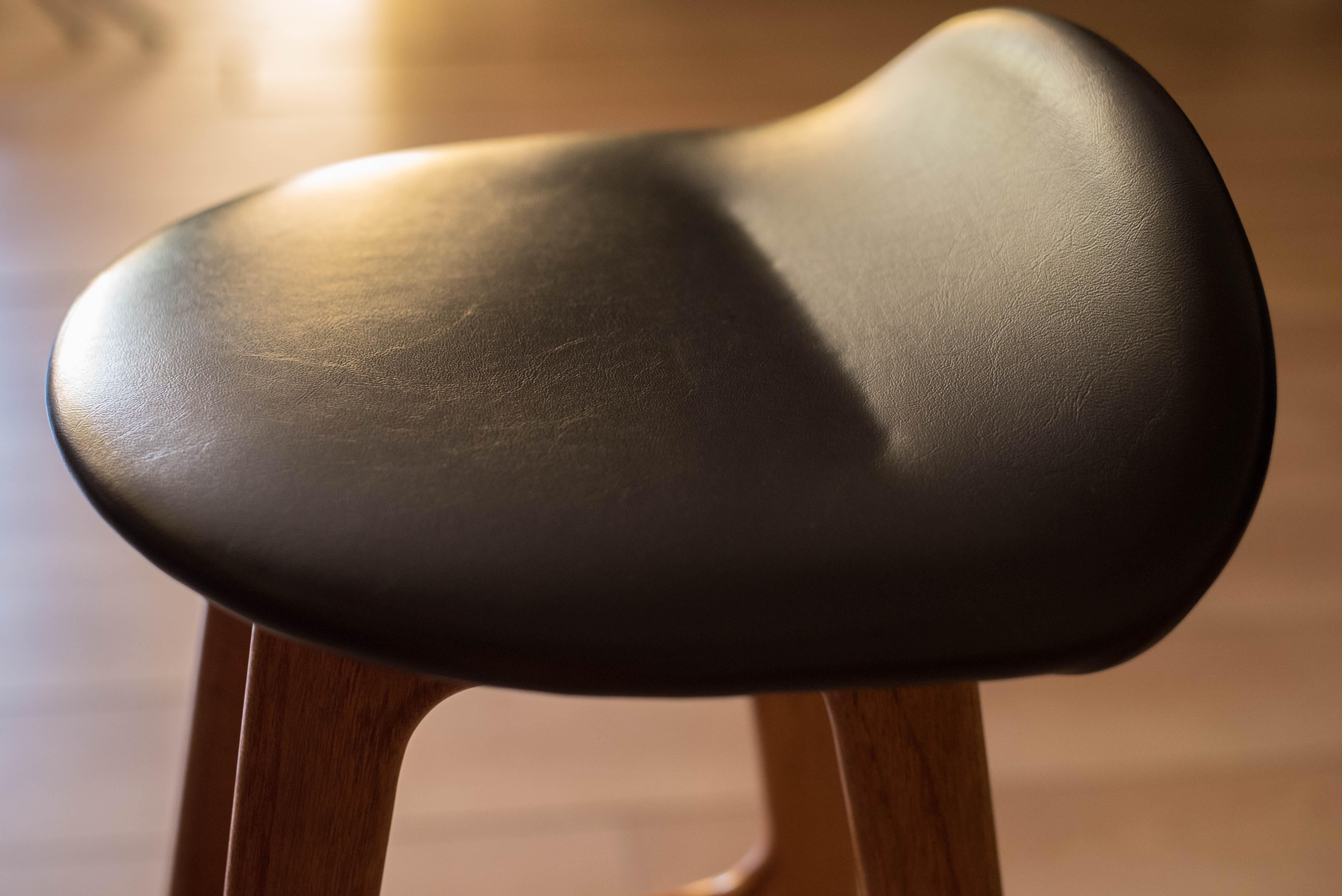 Vintage Danish Teak Bar Stool by Erik Buch for O.D. Mobler For Sale 3