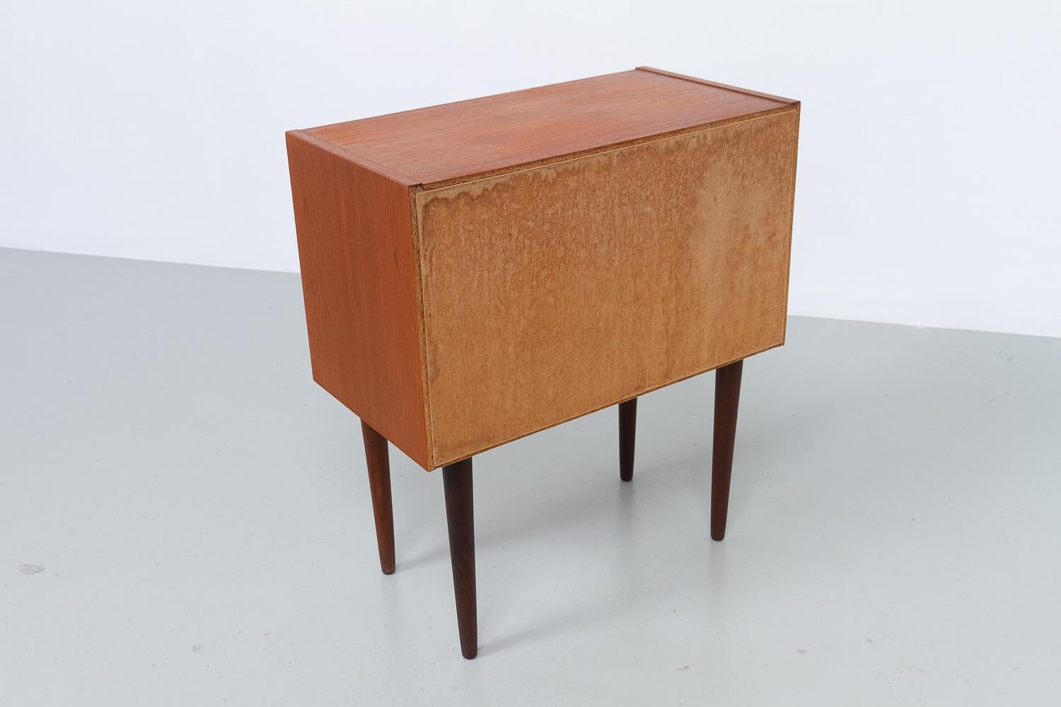 Vintage Danish Teak Bedside Table, 1960s. For Sale 6