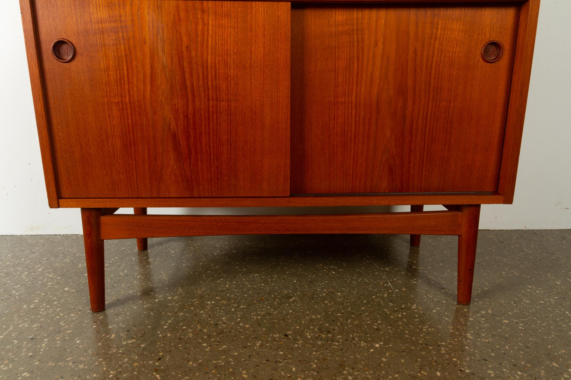 Vintage Danish Teak Bookcase, 1960s 10