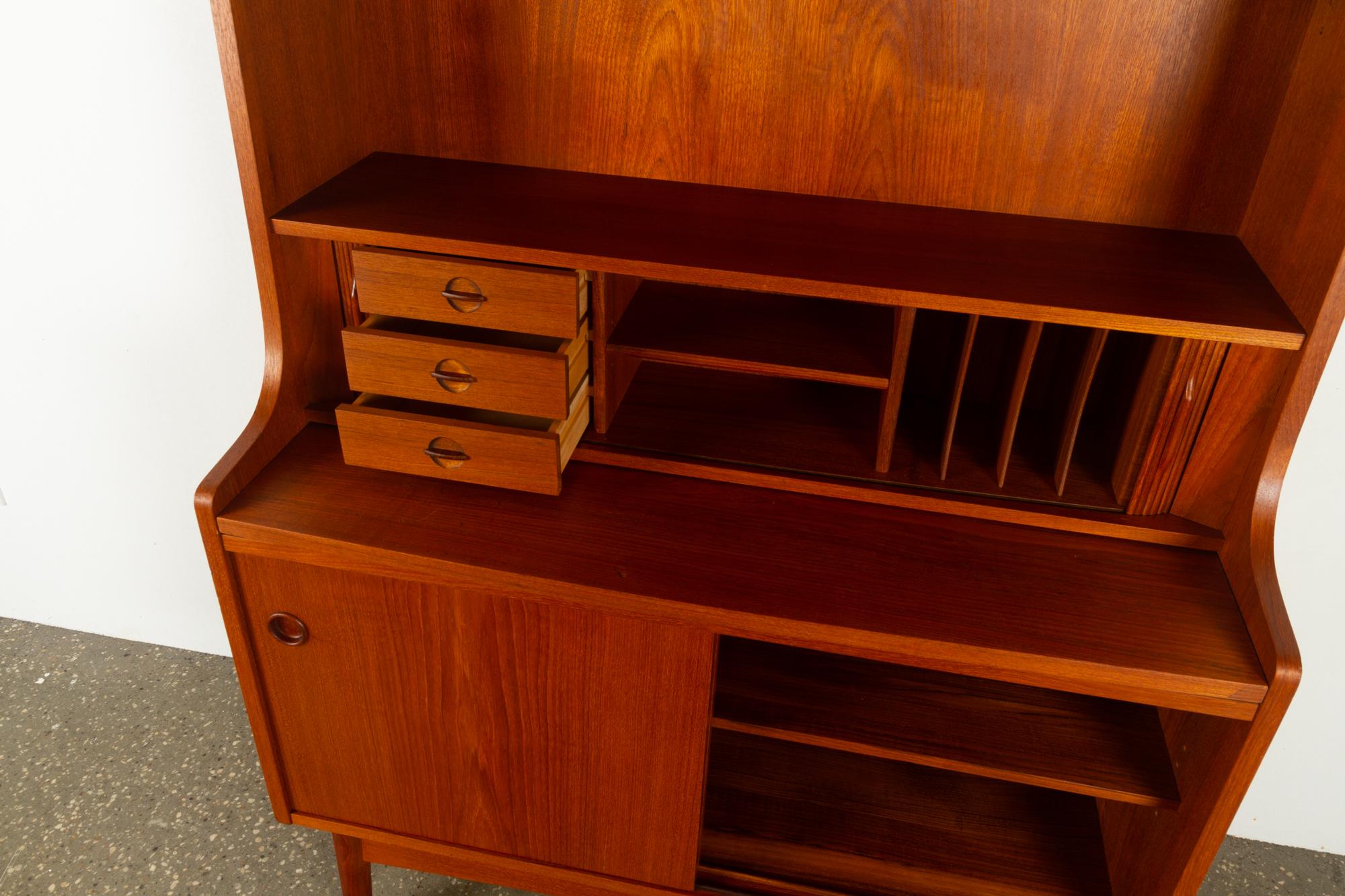 Vintage Danish Teak Bookcase, 1960s 2