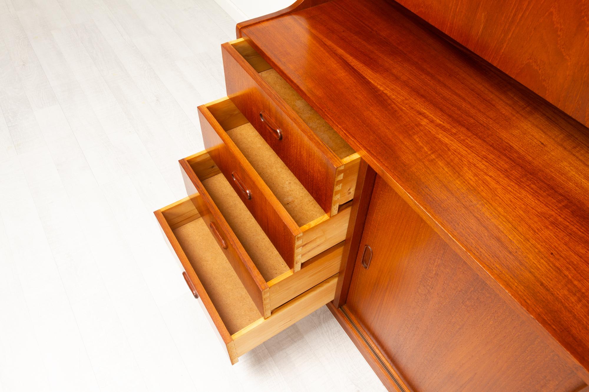 Vintage Danish Teak Bookcase, 1960s 4