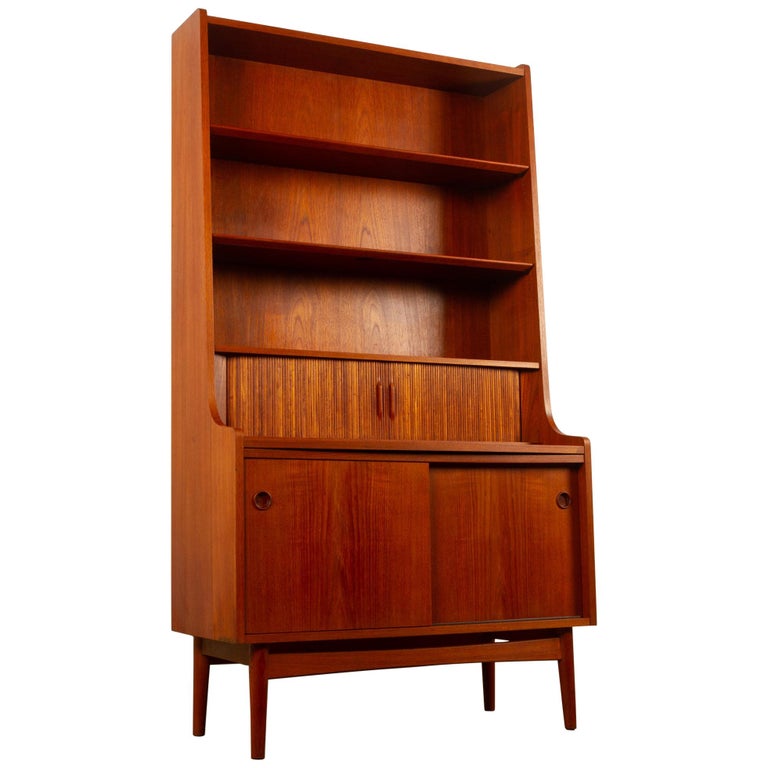 Vintage Danish Teak Bookcase 1960s At 1stdibs