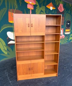 Vintage Danish Teak Bookcase by Domino Mobler