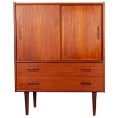 Vintage Danish Teak Cabinet by P. Westergaard, 1960s