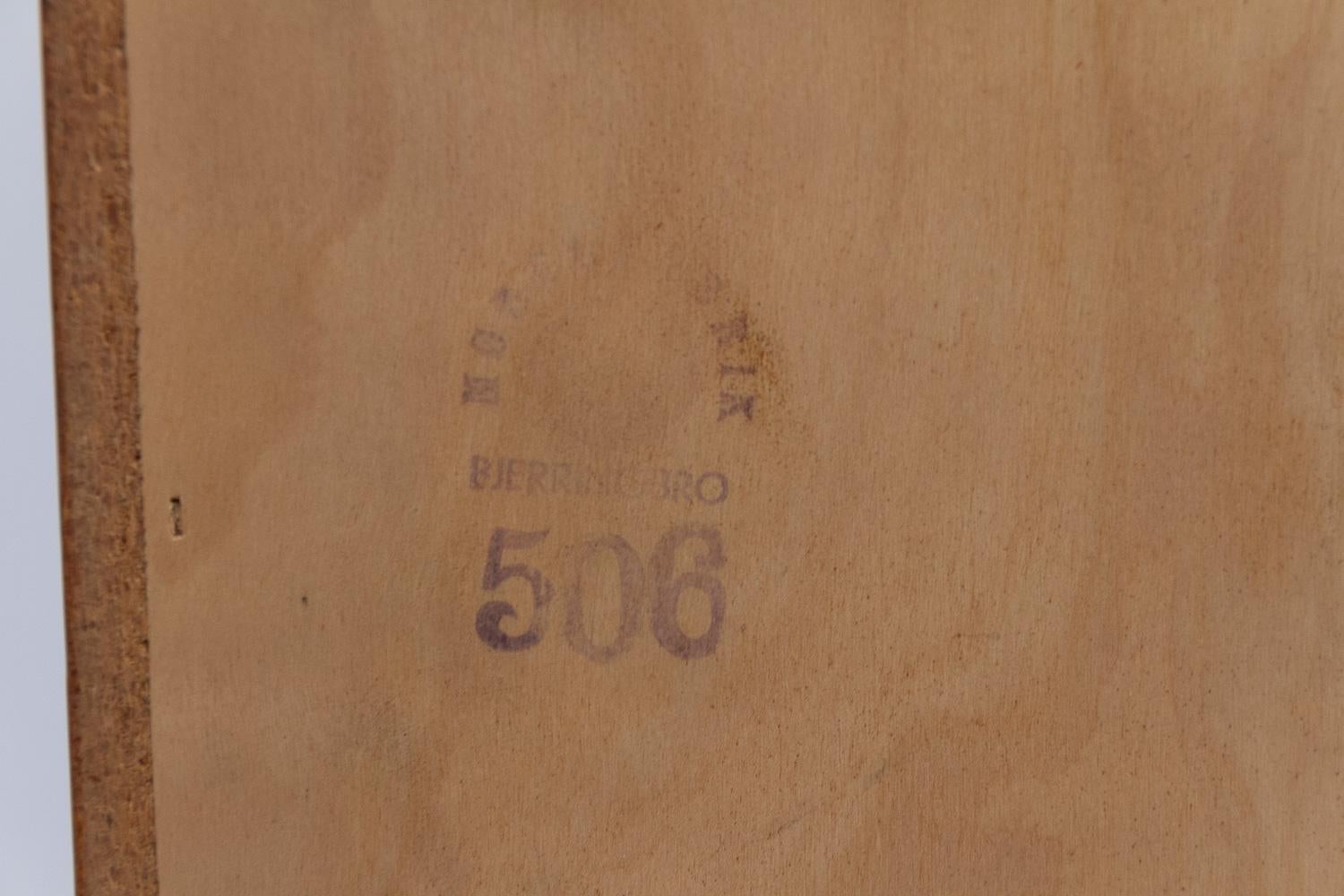 Dänischer Vintage-Schrank aus Teakholz mit Tambourfront, 1960er Jahre. im Angebot 6