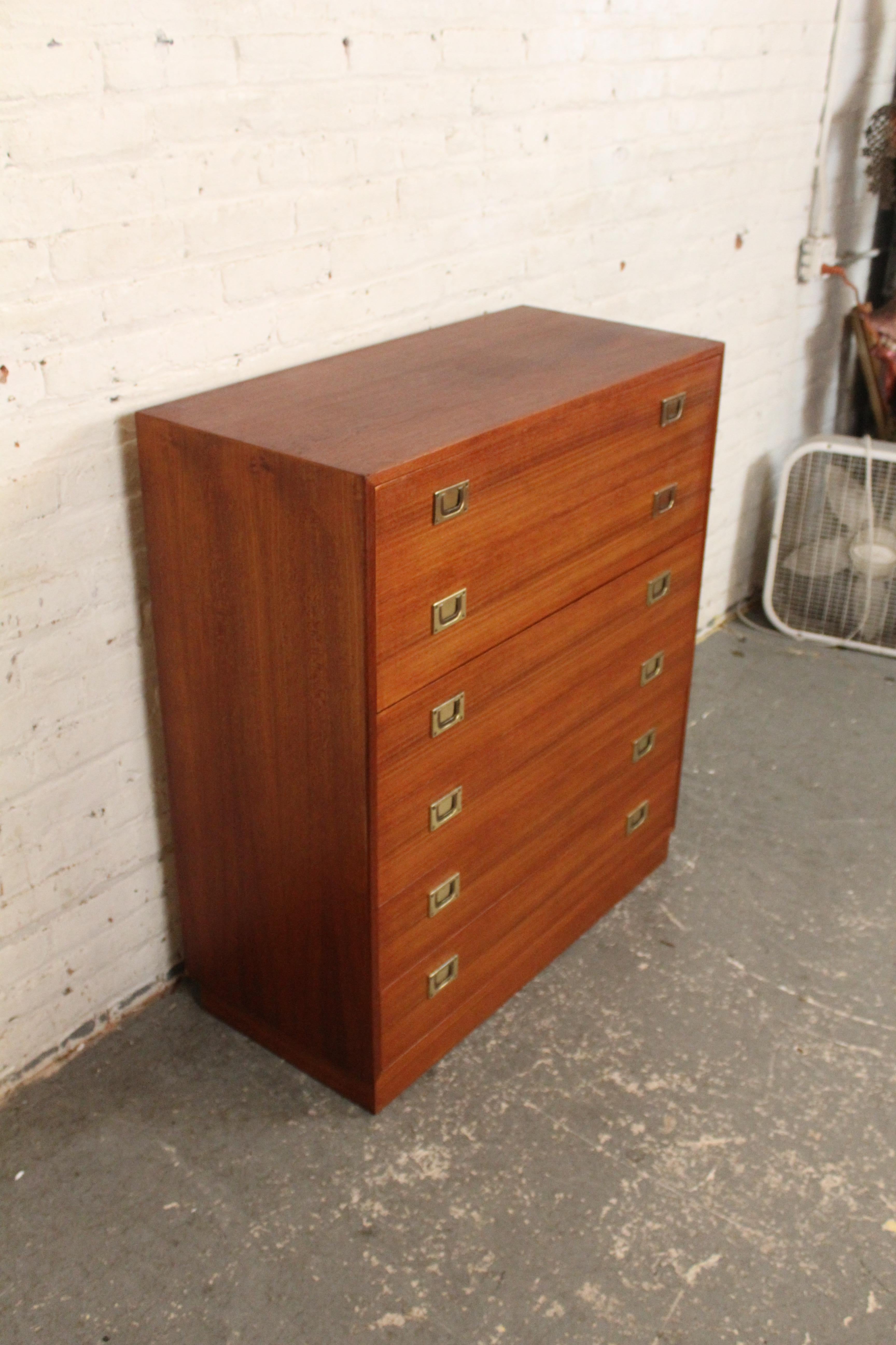 Vintage Dänischer Campaigner Sekretär aus Teakholz von Reoval im Angebot 5