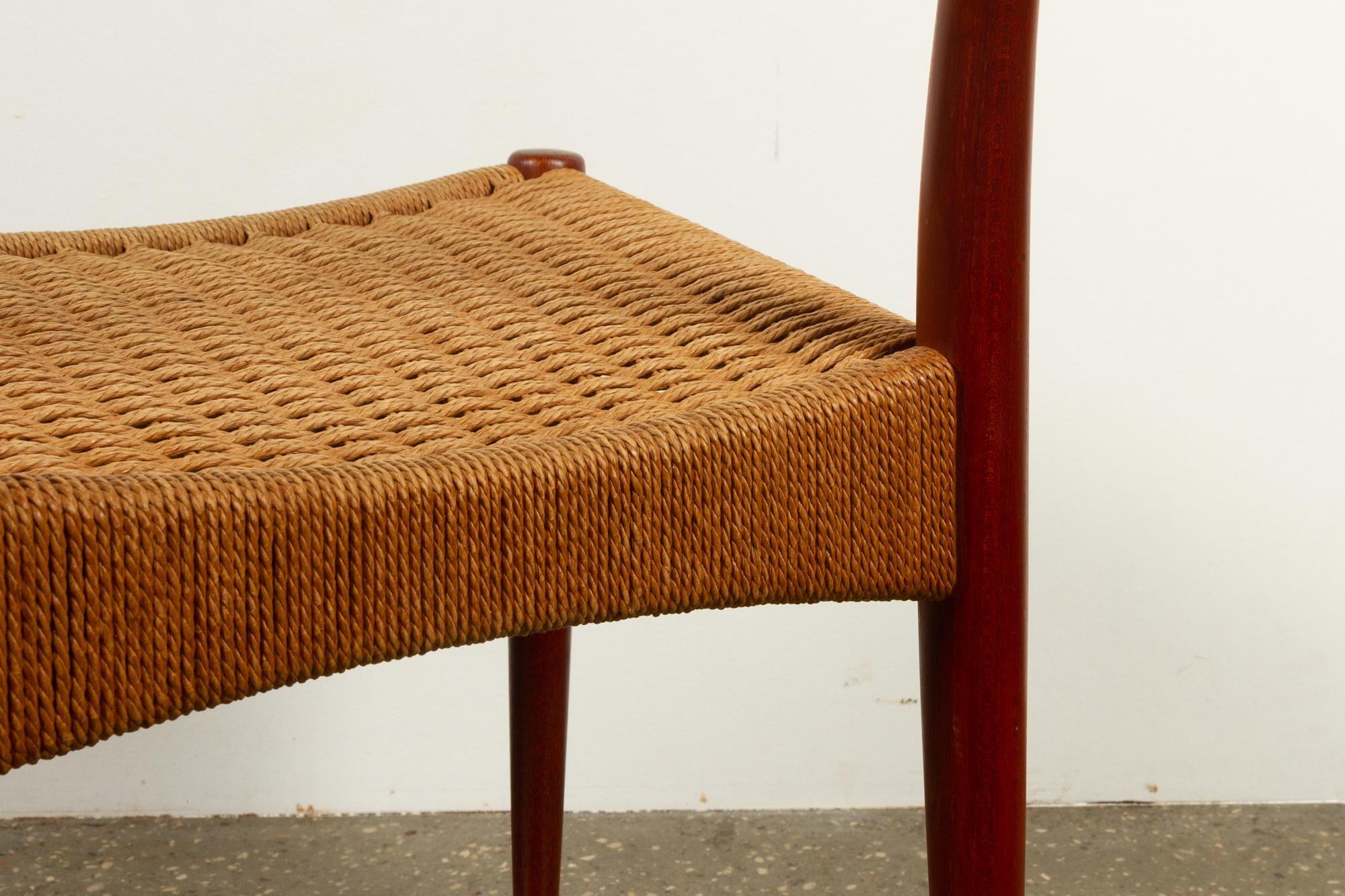 Vintage Danish Teak Chair by Arne Hovmand-Olsen for Mogens Kold, 1950s 4
