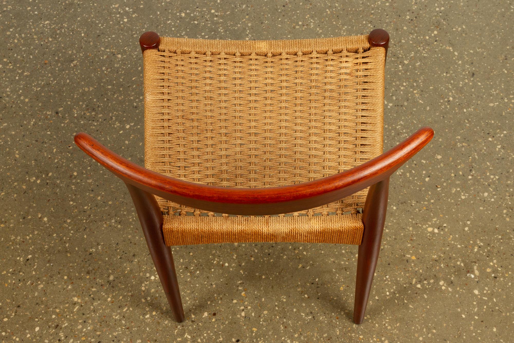 Vintage Danish Teak Chair by Arne Hovmand-Olsen for Mogens Kold, 1950s 5